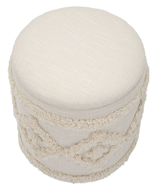 Taburet cu spatiu depozitare, rotund, 35 cm