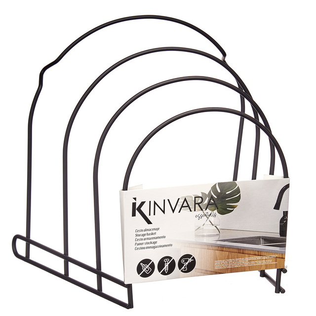 Suport negru pentru blat sau dulap