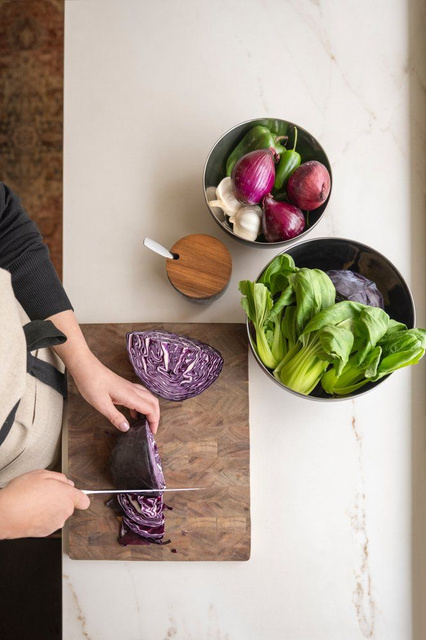 Bol din oțel negru, Ø 19 cm