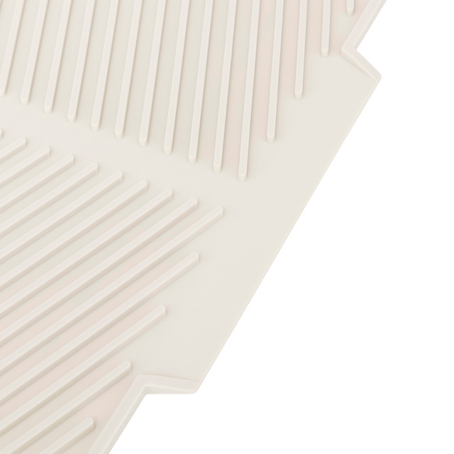 Covoraș de uscare din silicon pentru vase cu suport pentru farfurii, 43,5 x 33 x 8,5 cm