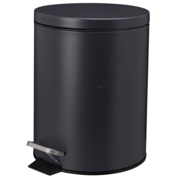 Coș de gunoi NONI, metalic, cu capac, 5 l