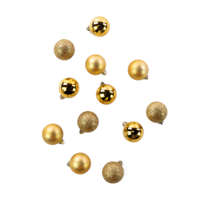 Set globulete de Crăciun, 20 buc, Ø 4 cm