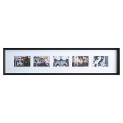 Rama cu 5 poze AXEL, 22 x 97 cm, neagra