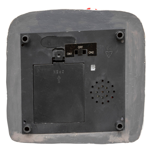 Casă din turtă dulce, 8 LED-uri, mobilă cu sunet, 16,2 cm