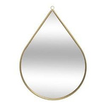 Oglinda decorativa in forma de lacrima, 21 x 29 cm
