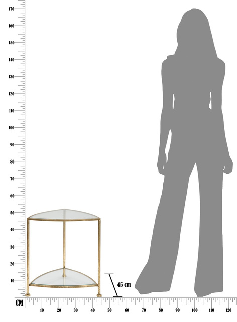 Noptiera triunghiulara, 45 x 45 x 50 cm