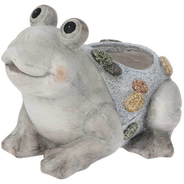 Ghiveci de gradina cu o figurina