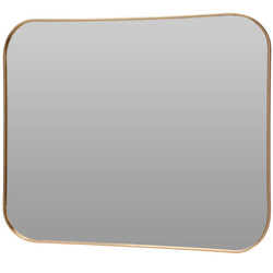 Oglinda dreptunghiulara in rama aurie, 55 x 45 cm