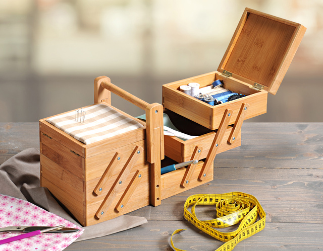 Cutie pentru accesorii de cusut, înălțime 19 cm, Kesper