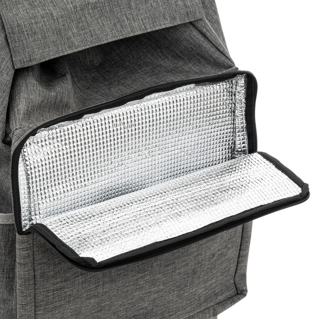 Cărucior de cumpărături pe roți, gri