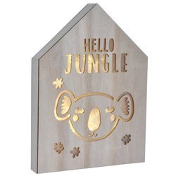 Decoratiune cu iluminare din spate cu LED, 20 x 27,5 cm, koala