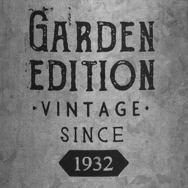 Recipient decorativ din zinc