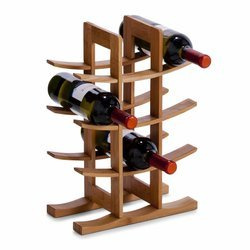 Suport din bambus pentru vin - 12 sticle, ZELLER