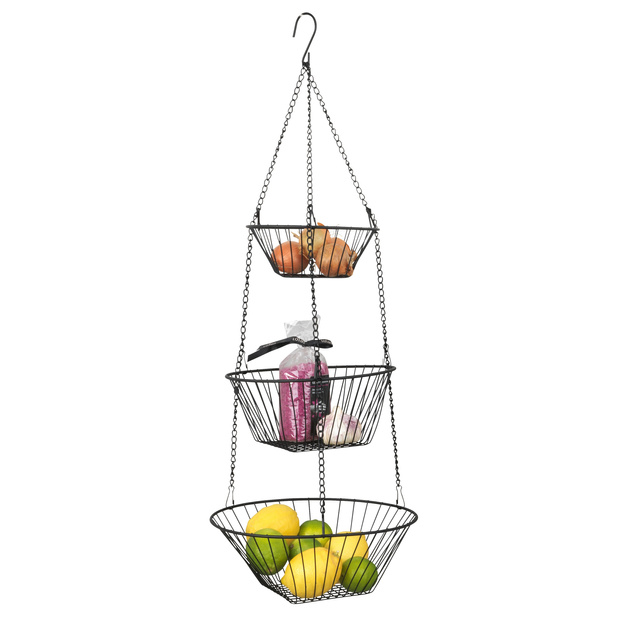Coș pentru fructe suspendat, 3 niveluri, WENKO
