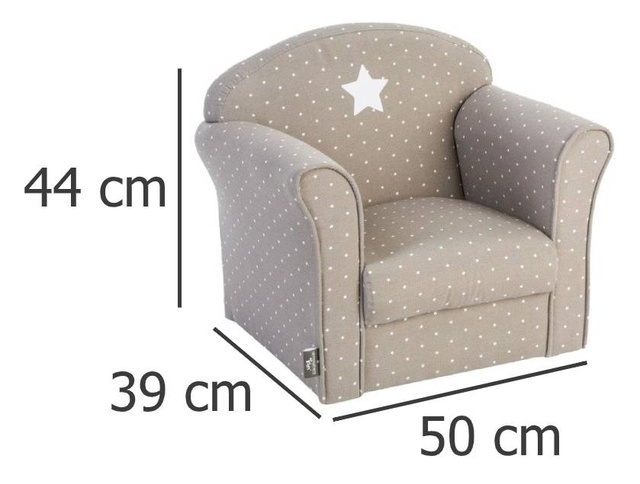 Fotoliu clasic pentru copii - bumbac