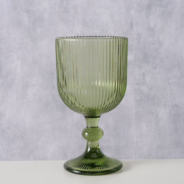 Pahar de vin din sticla canelata RIGANO