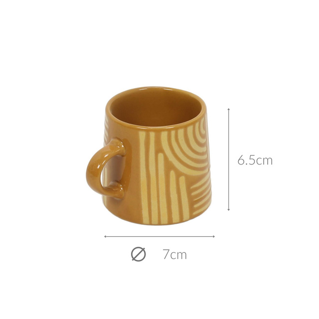 Cana espresso din ceramica SOLEYA, 140 ml