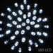 Sirag luminos pentru exterior, alb, 180 LED-uri