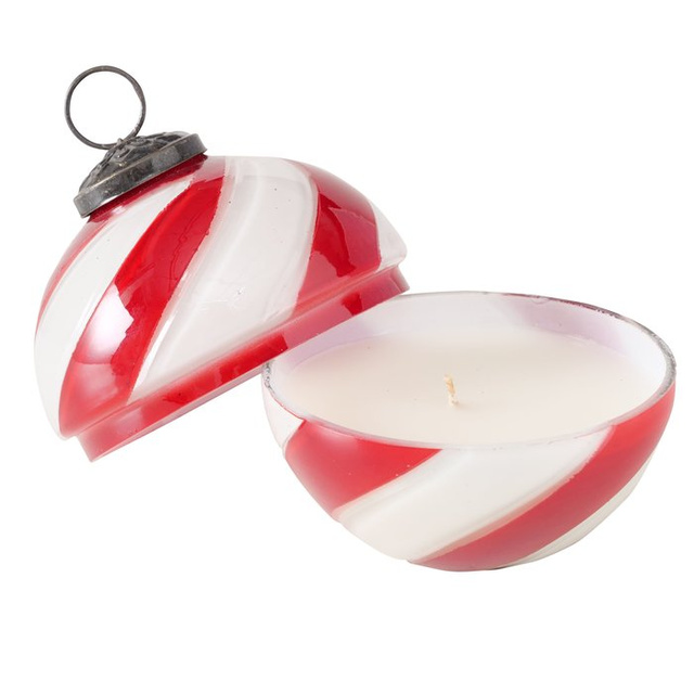 Candelă din sticlă în formă de glob SUGIS, înălțime 10 cm