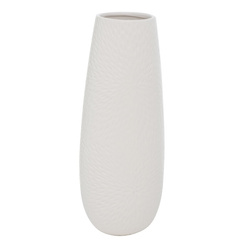 Vaza ceramica cu model in relief, SALINA, 31 cm