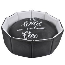 Pat pentru caini si pisici cu perna detasabila WILD, Ø 48 cm