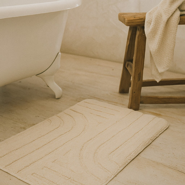 Covor de baie JEV, microfibră, 45 x 70 cm, model 1