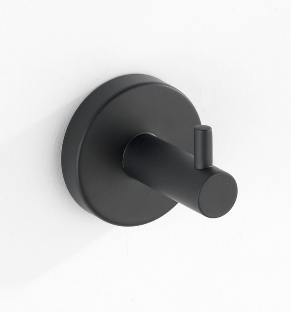 Suport pentru prosoape unic BOSIO, WENKO, negru