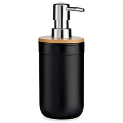 Dispenser de săpun cu capac din bambus CLEAN, 350 ml