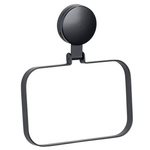 Suport pentru prosop PAVIA Static-Loc, negru, Wenko