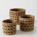 Set coșuri din iută BOKAR, 3 buc.