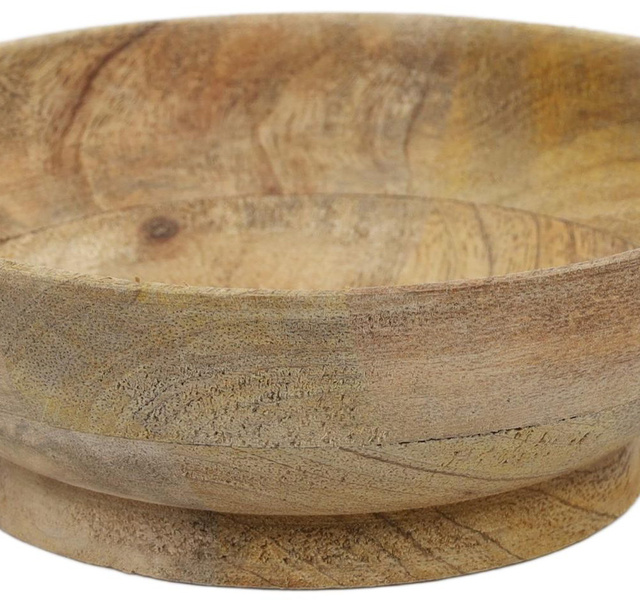 Set boluri din lemn de mango, 2 piese, Ø 16 cm