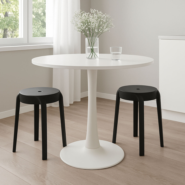 Scaun din plastic, Ø 34 x 45 cm