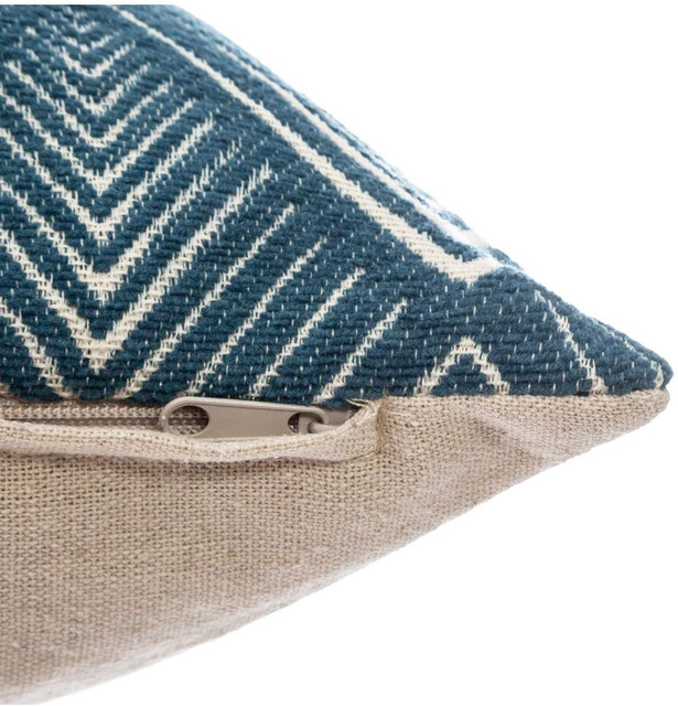 Perna decorativa cu modele geometrice, 40 x 40 cm