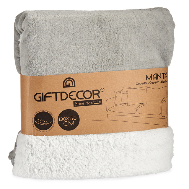 Pătură tip sherpa NARO, 130 x 170 cm