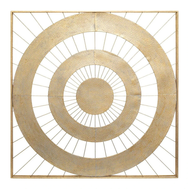 Decor de perete metalic LOUISE, 90 x 90 cm