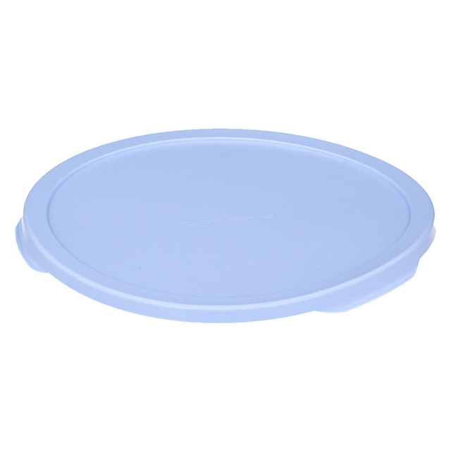 Set 4 boluri din sticla, capace colorate