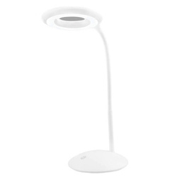 Lampa LED de birou, cu lupa Ø 14,8 cm