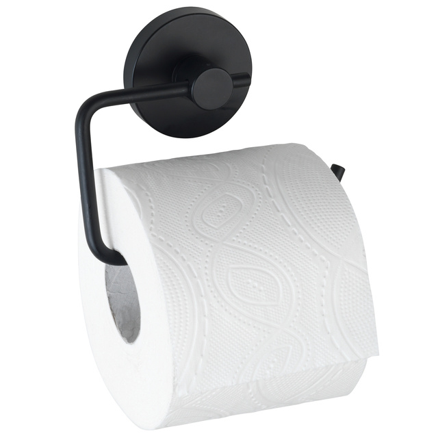 Suport hartie igienica MILAZZO Vacuum-Loc, negru, WENKO