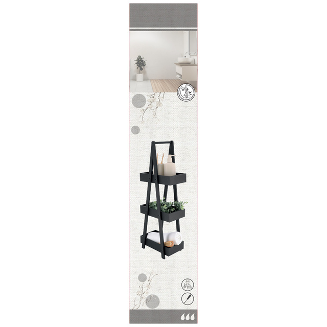 Raft îngust din bambus JAPANDI, Bambus/MDF, 19 x 30 x 81 cm