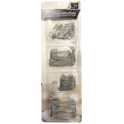 Set 300 de carlige pentru decoratiuni de Craciun, din metal