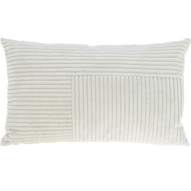 Pernă decorativă cu patchwork din catifea, 30 x 50 cm