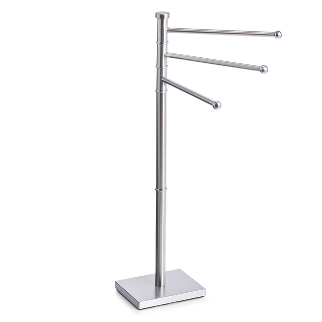 Suport pentru prosoape MATT - cu 3 brațe, metalic, ZELLER