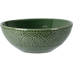 Vas din ceramică cu model canelat, 650 ml