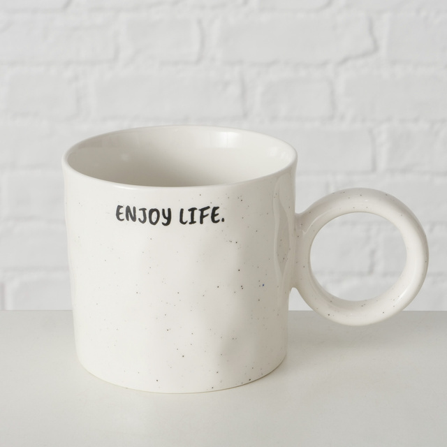 Cana ENJOY cu maner rotund, 360 ml