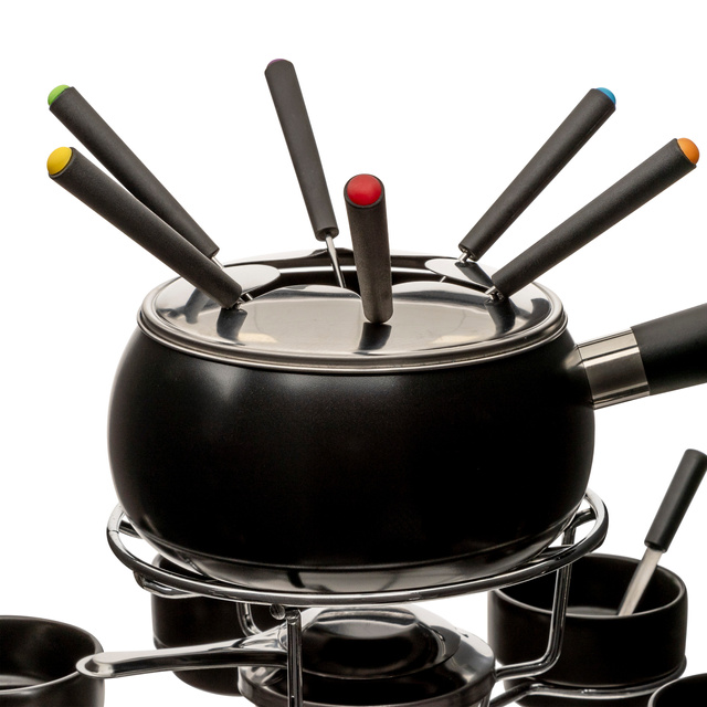 Set pentru fondue rotativ pentru 6 persoane, ceramic