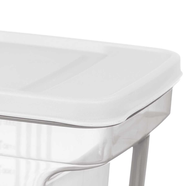 Recipient din plastic cu masura si maner, 2,5 l