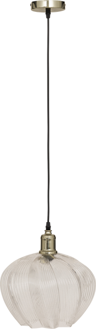 Lampa suspendată cu abajur din sticlă PHYLAS floare, Ø 27,5 cm