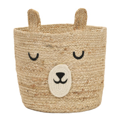 Cutii de jucării Urs cu urechiușe JOY, Ø 28 cm