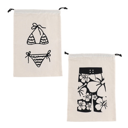 Organizer de călătorie pentru costum de baie, 34 x 23 cm cu șnur.