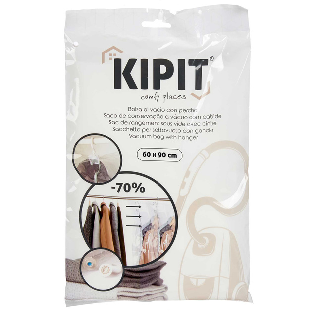 Sac vacuum COMFY PLACE cu umeraș, 60 x 90 cm